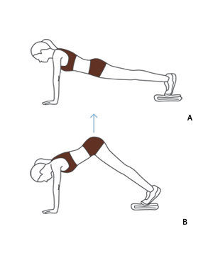 illustration of a sliding pile exercise